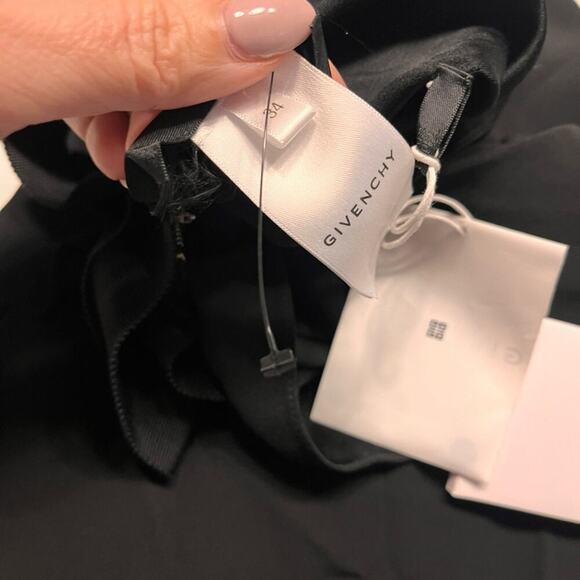 NWT Givenchy Black Asymmetrical Skirt Size 2 MSRP $1770 - Picture 9 of 11
